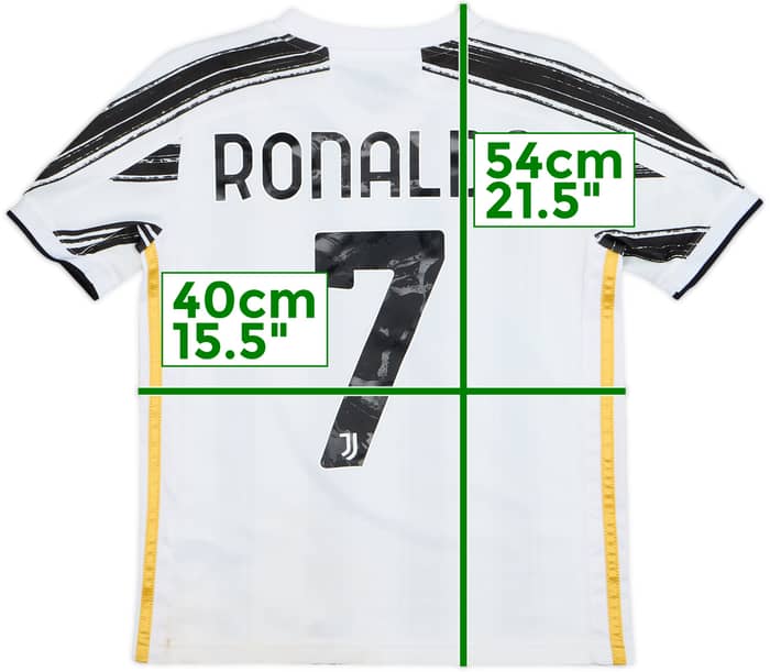 2020-21 Juventus Home Shirt Ronaldo #7 - 8/10 - (S.Boys)