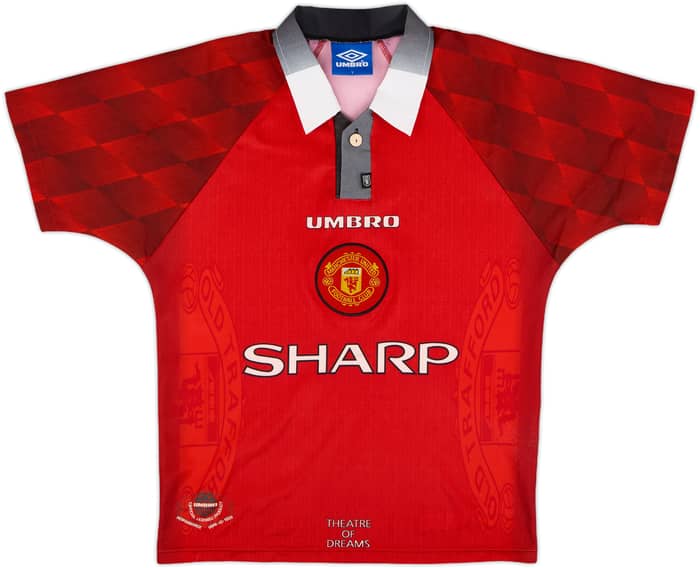 1996-98 Manchester United Home Shirt - 5/10 - (Y)