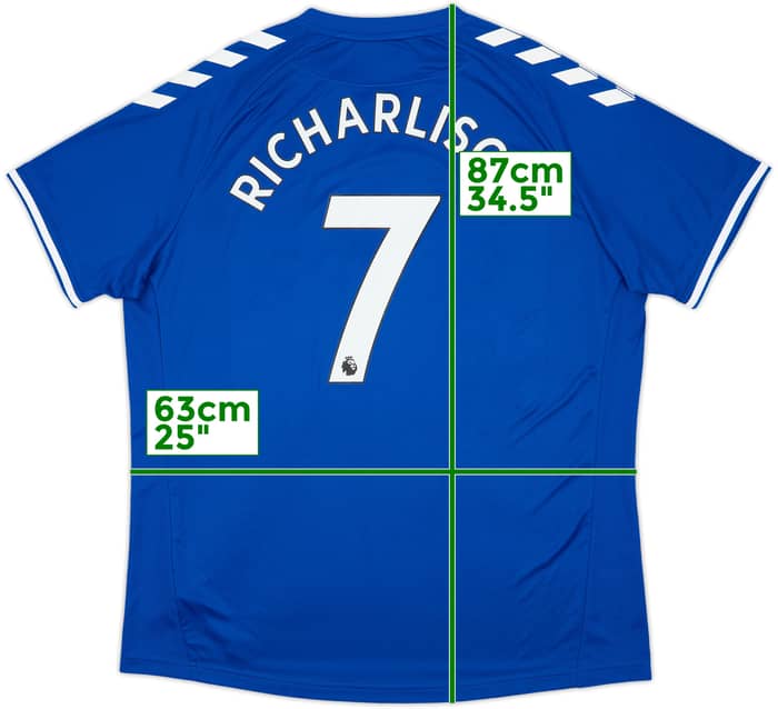 2020-21 Everton Home Shirt Richarlison #7 - 10/10 - (3XL)