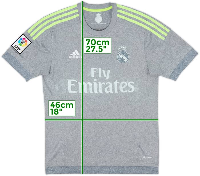 2015-16 Real Madrid Away Shirt - 5/10 - (S)