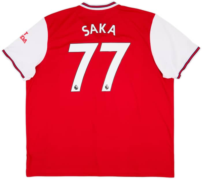 2019-20 Arsenal Home Shirt Saka #77 - 8/10 - (3XL)