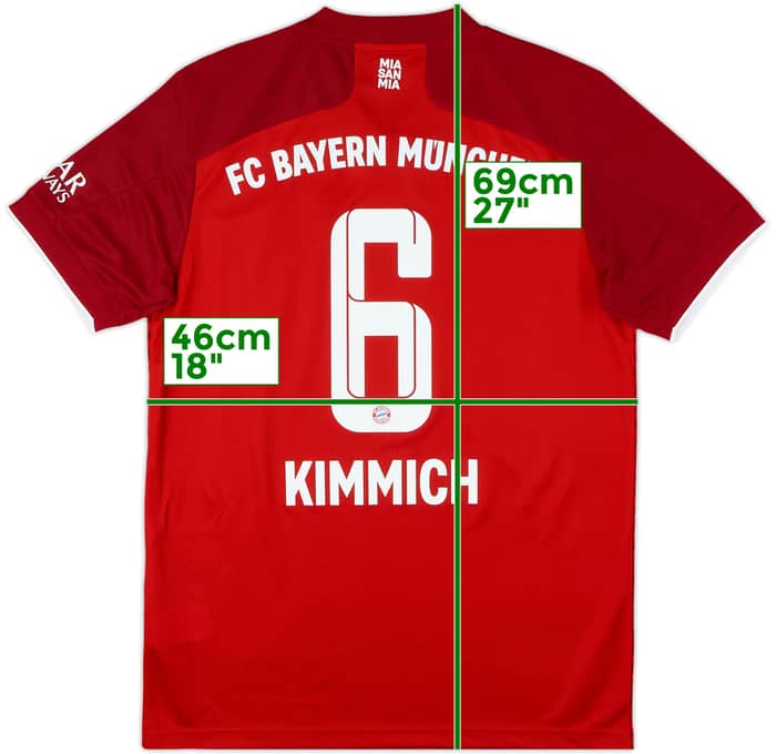 2021-22 Bayern Munich Home Shirt Kimmich #6 - 10/10 - (M)