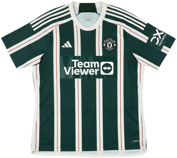 2023-24 Manchester United Away Shirt Martinez #6 - 10/10 - (XL)