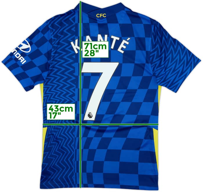 2021-22 Chelsea Home Shirt Kante #7 - 9/10 - (S)