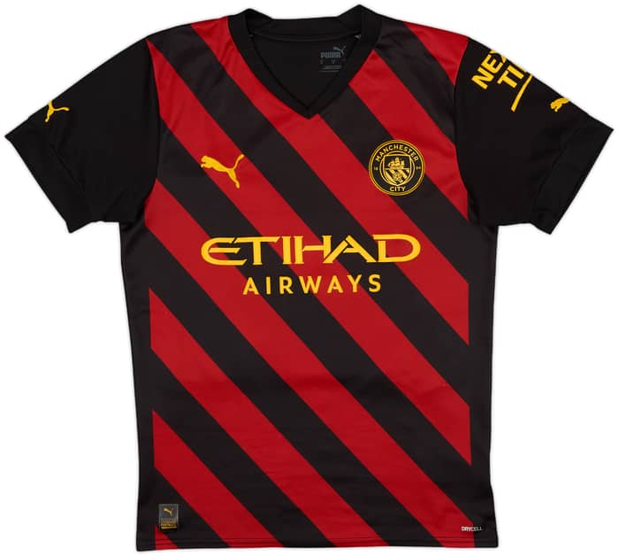 2022-23 Manchester City Away Shirt De Bruyne #17 - 8/10 - (S)