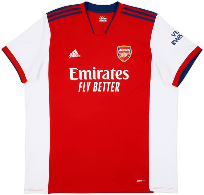 2021-22 Arsenal Home Shirt Odegaard #8 - 9/10 - (3XL)