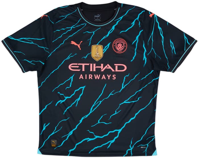 2023-24 Manchester City Third Shirt Haaland #9 - 10/10 - (XL)