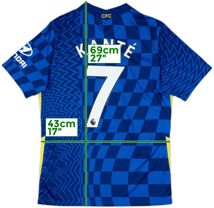 2021-22 Chelsea Home Shirt Kante #7 - 10/10 - (M)