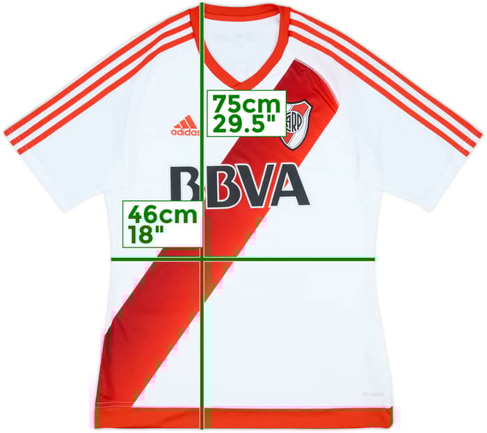 2016-17 River Plate Home Shirt - 8/10 - (M)