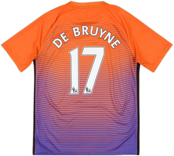 2016-17 Manchester City Third Shirt De Bruyne #17 - 10/10 - (M)