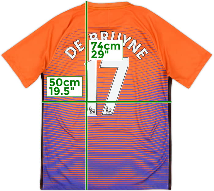 2016-17 Manchester City Third Shirt De Bruyne #17 - 10/10 - (M)