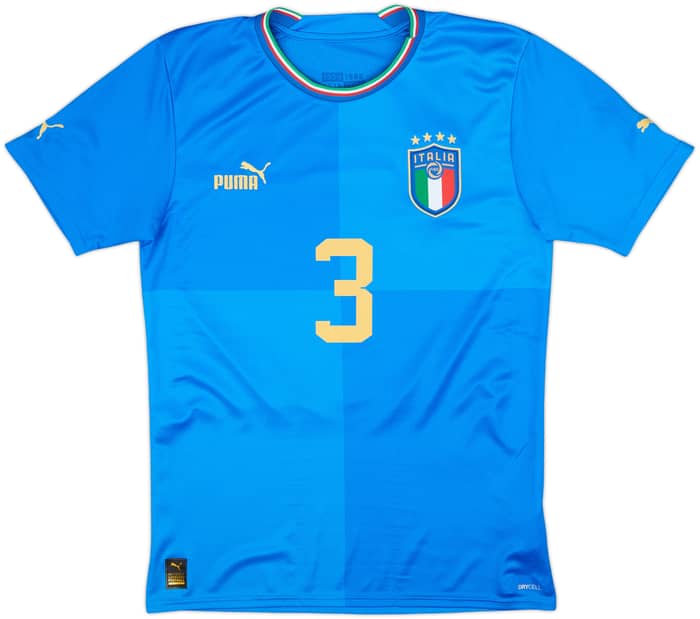 2022-23 Italy Home Shirt Chiellini #3 - 10/10 - (S)