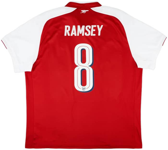 2017-18 Arsenal Home Shirt Ramsey #8 - 9/10 - (XXL)