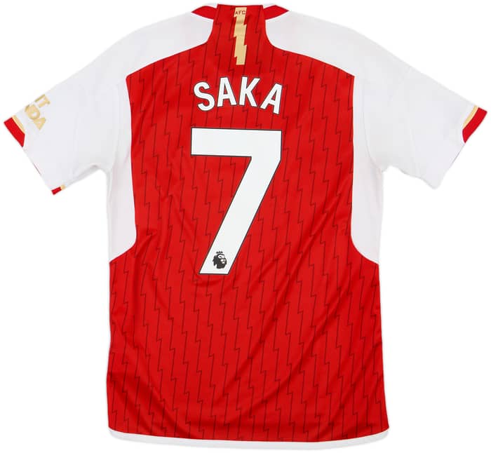 2023-24 Arsenal Home Shirt Saka #7 - 6/10 - (M)