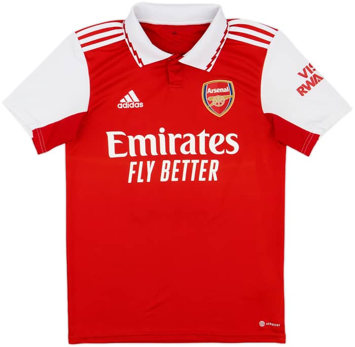 2022-23 Arsenal Home Shirt Saliba #12 - 7/10 - (S)