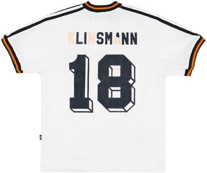 1996-98 Germany Home Shirt Klinsmann #18 - 4/10 - (M)