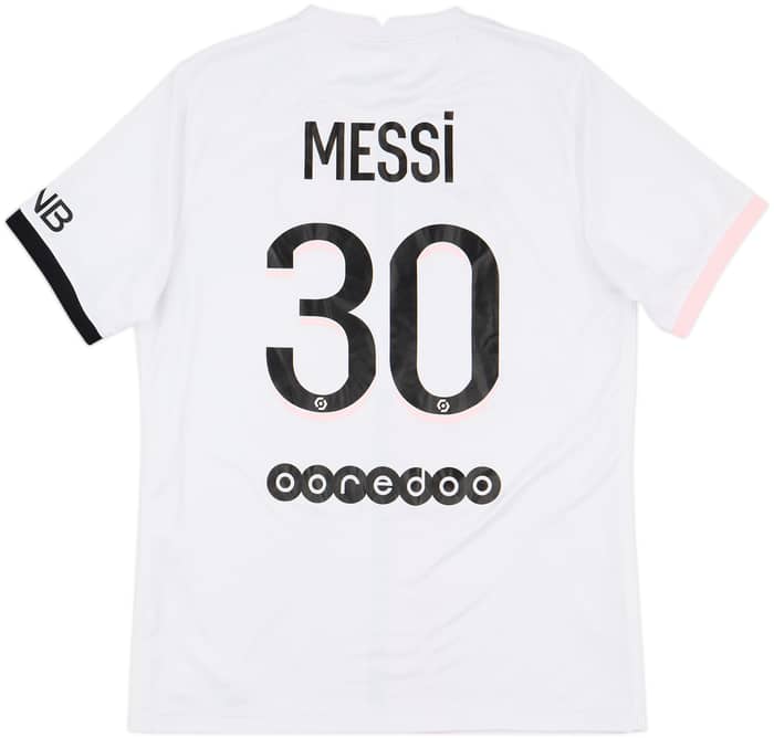 2021-22 Paris Saint-Germain Away Shirt Messi #30 - 6/10 - (L)