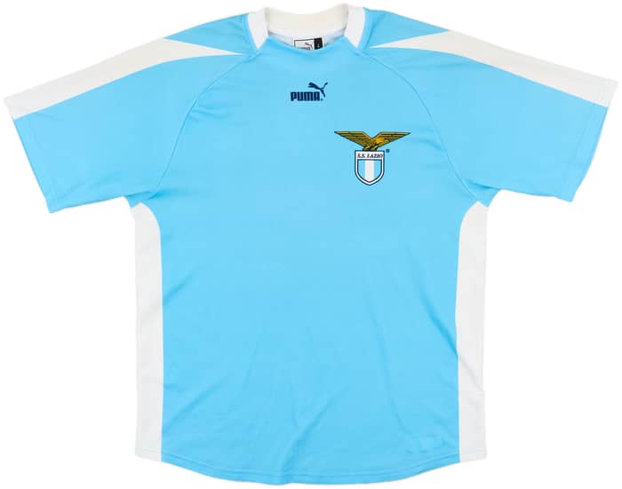 2003-04 Lazio Signed Basic Home Shirt - 6/10 - (L)