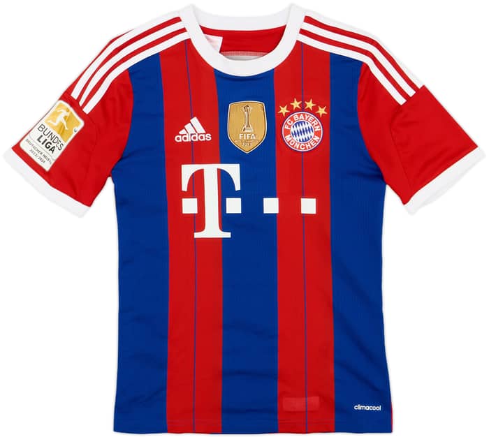2014-15 Bayern Munich Home Shirt Lewandowski #9 - 6/10 - (L.Boys)