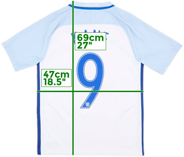 2016-17 England Home Shirt Kane #9 - 6/10 - (S)