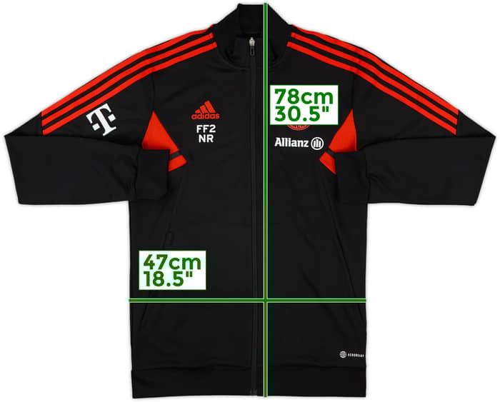 2022-23 Bayern Munich Staff Issue adidas Track Jacket 'FF2 NR' - 10/10 - (S)