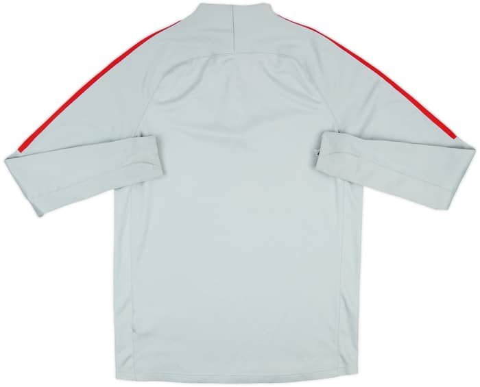 2017-18 Paris Saint-Germain Nike 1/4 Zip Drill Top - 6/10 - (M)