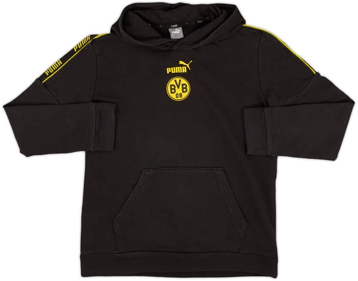 2020-21 Borussia Dortmund Puma Culture Hooded Top - 9/10 - (M.Boys)