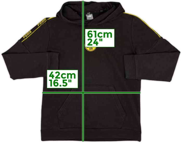 2020-21 Borussia Dortmund Puma Culture Hooded Top - 9/10 - (M.Boys)
