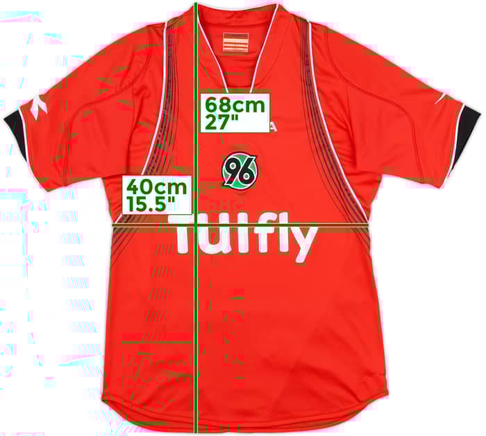 2007-08 Hannover 96 Home Shirt - 9/10 - (XXS)