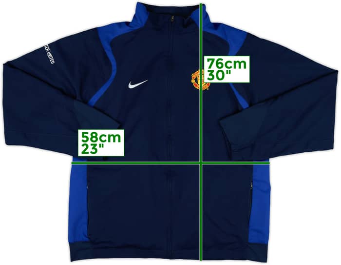 2006-07 Manchester United Nike Track Jacket - 8/10 - (L)