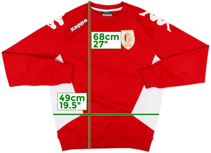 2015-16 Standard Liege Kappa Sweat Top - 9/10 - (S)