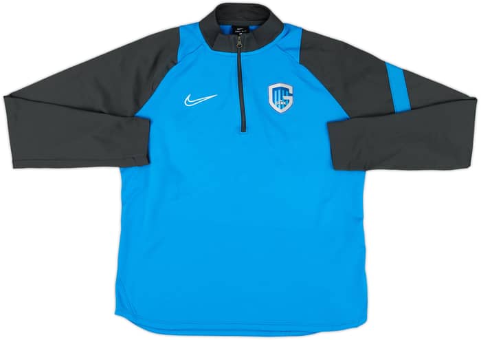 2020-21 Genk Nike 1/4 Zip Training Top - 8/10 - (M.Boys)