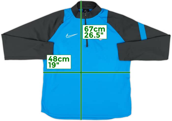 2020-21 Genk Nike 1/4 Zip Training Top - 8/10 - (M.Boys)