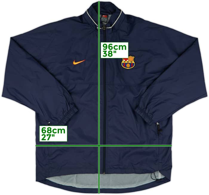 1998-99 Barcelona Nike Rain Jacket - 7/10 - (XL)