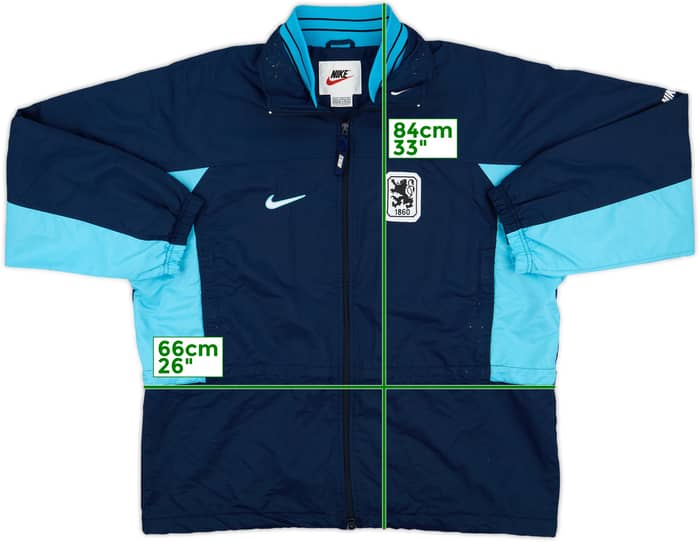 1997-98 1860 Munich Nike Track Jacket - 9/10 - (L)