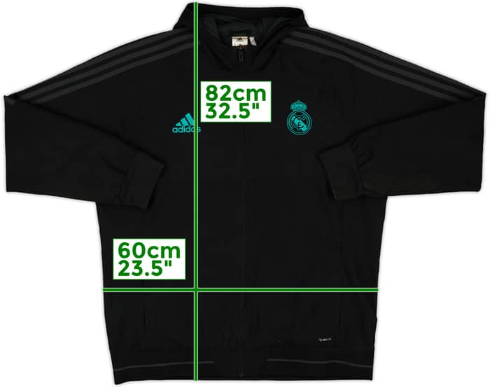 2017-18 Real Madrid adidas Track Jacket - 8/10 - (XL)