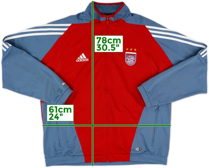 2005-06 Bayern Munich adidas Track Jacket - 8/10 - (L/XL)