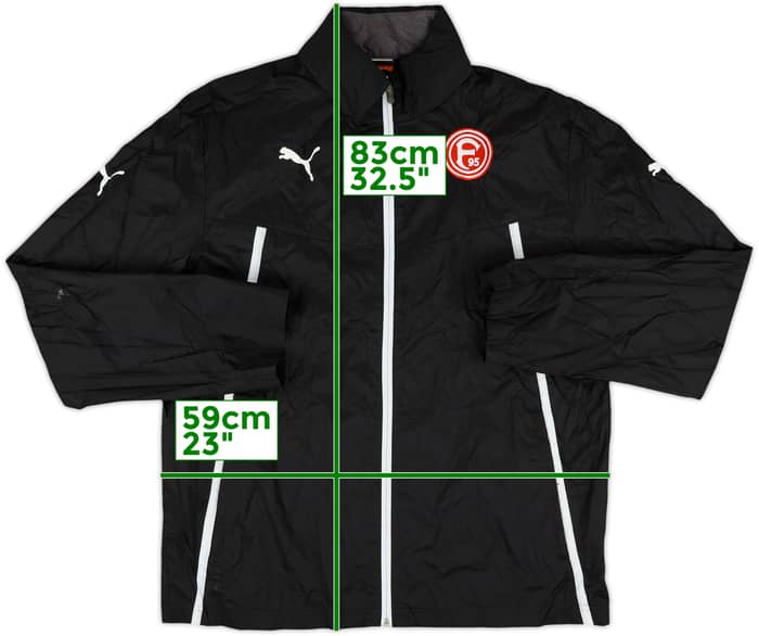 2013-14 Fortuna Dusseldorf Puma Hooded Rain Jacket - 8/10 - (XL)