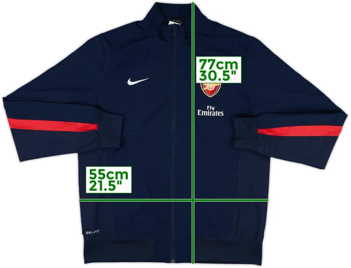 2013-14 Arsenal Nike Track Jacket - 9/10 - (M)