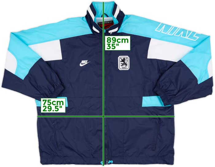 1996-97 1860 Munich Nike Rain Jacket - 9/10 - (XXL)