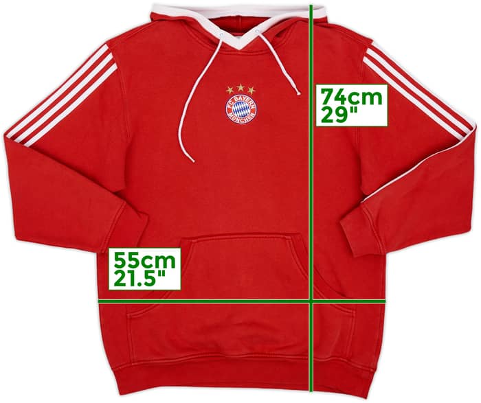 2006-07 Bayern Munich adidas Hooded Sweat Top - 8/10 - (S)