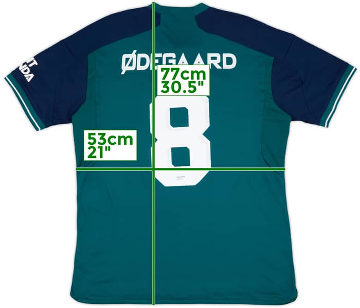 2023-24 Arsenal Third Shirt Odegaard #8 - 9/10 - (L)