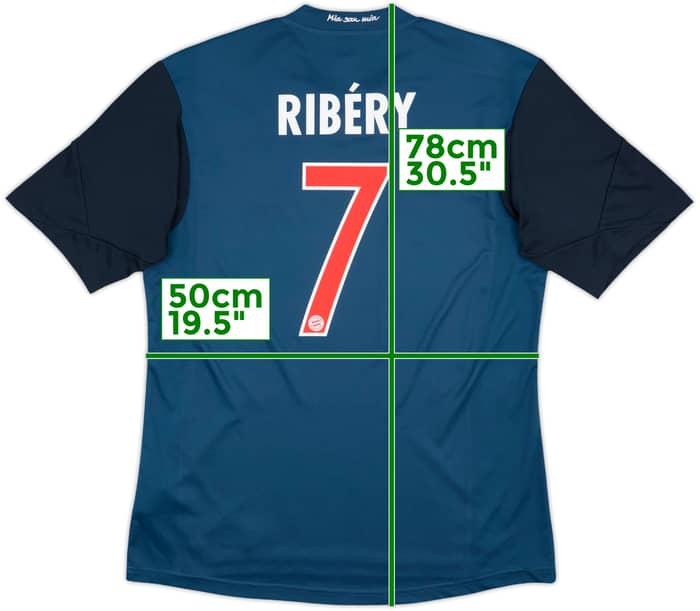 2013-14 Bayern Munich Third Shirt Ribery #7 - 10/10 - (L)