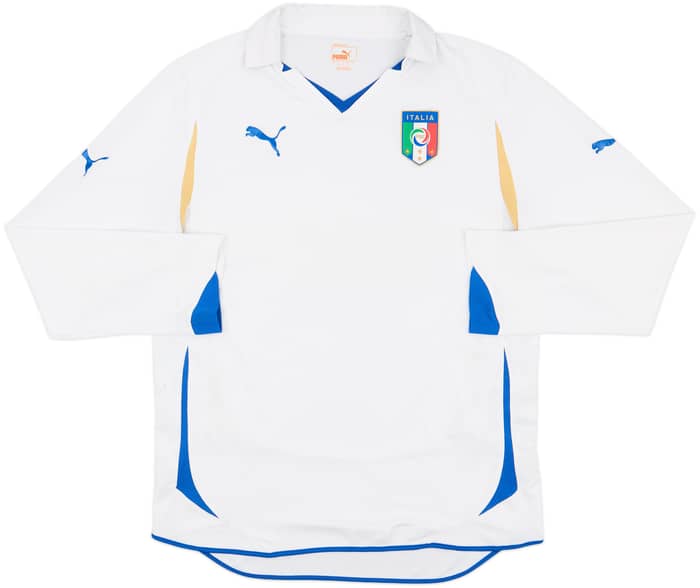 2010-12 Italy Away L/S Shirt - 9/10 - (L)
