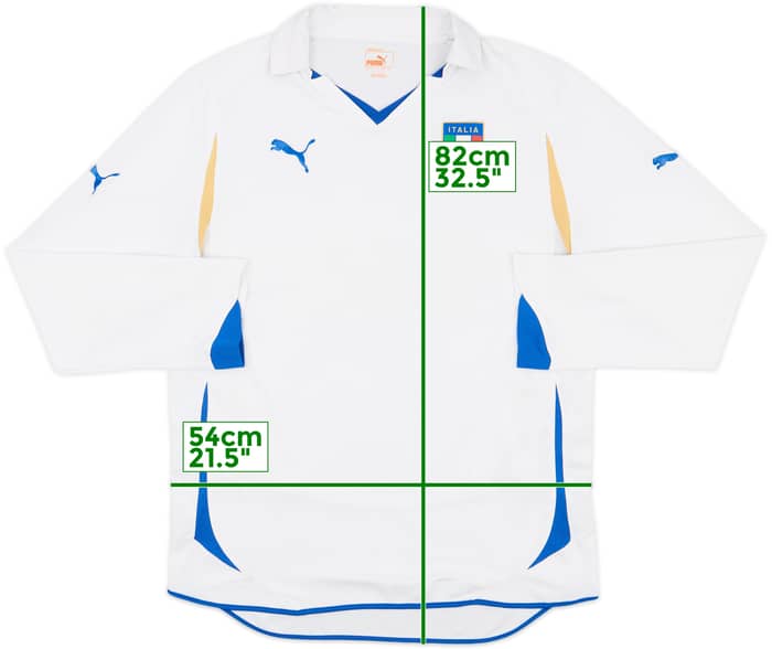 2010-12 Italy Away L/S Shirt - 9/10 - (L)