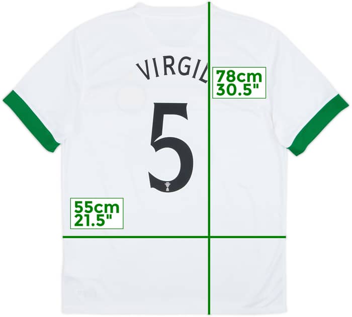 2014-15 Celtic European Third Shirt Virgil #5 - 6/10 - (L)