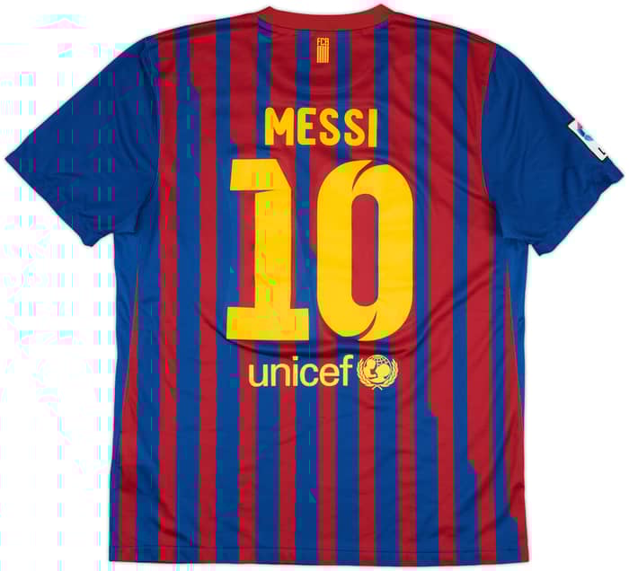 2011-12 Barcelona Home Shirt Messi #10 - 8/10 - (L)