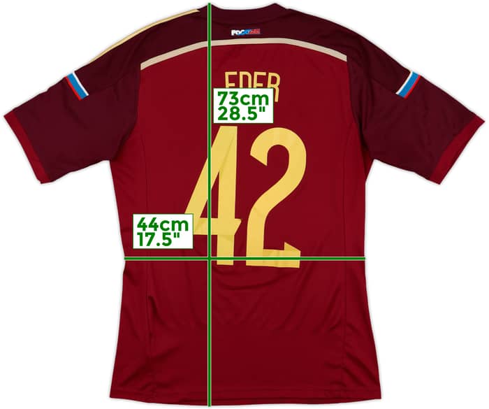 2014-15 Russia Home Shirt Eder #42 - 5/10 - (S)