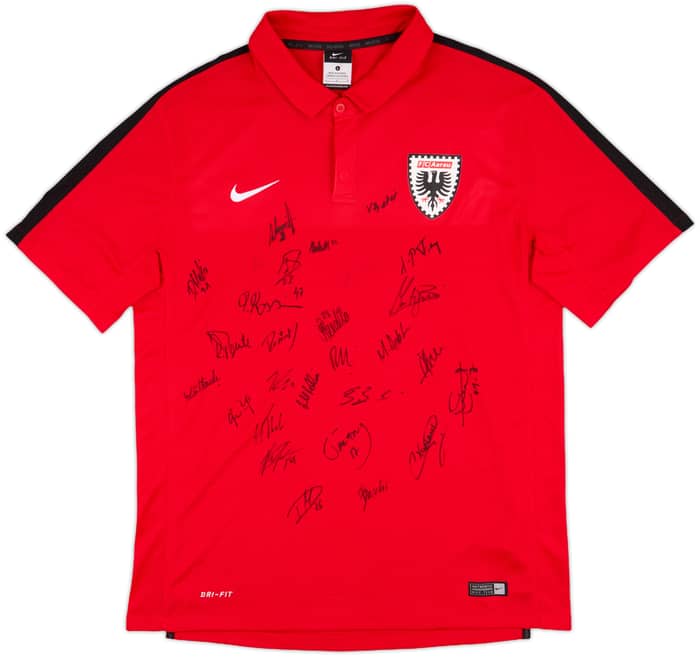 2016-17 FC Aarau Signed Nike Polo Shirt - 8/10 - (L)