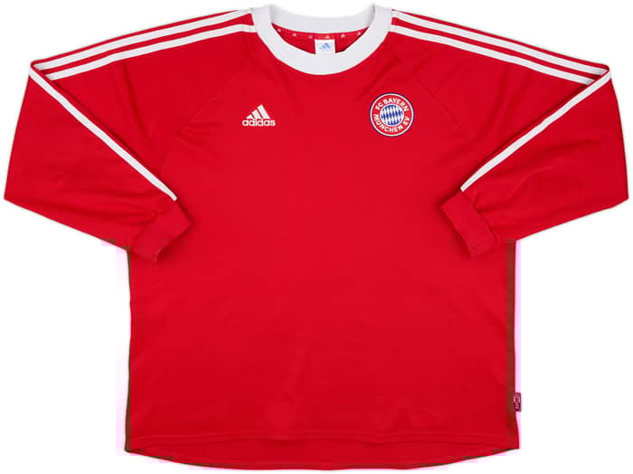 2000-01 Bayern Munich Player Issue CL Home L/S Shirt Elber #9 - 8/10 - (XL)